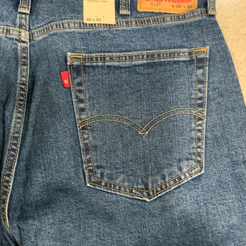 Levi's 514 Straight Stretch Blue Jeans